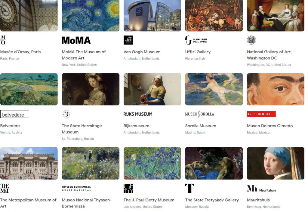 Famous Museums offering Virtual Tours